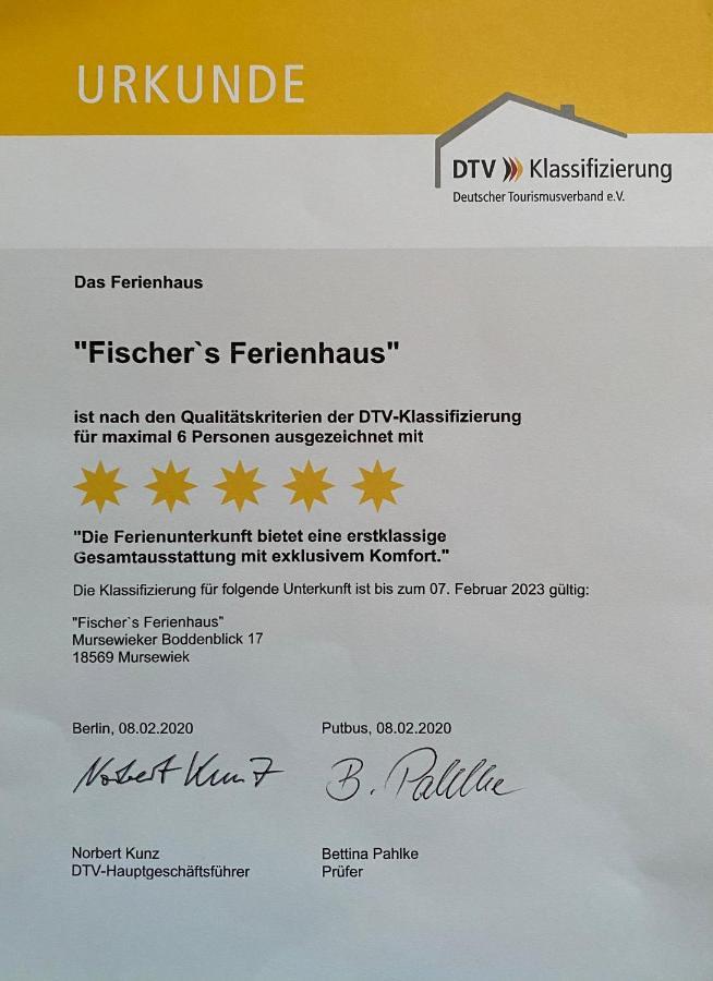 Fischer'S Ferienhaus Ruegen Mit Sauna Und Kamin Ummanz Eksteriør billede